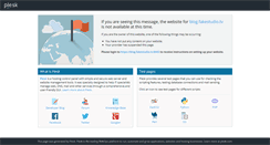 Desktop Screenshot of blog.fakestudio.tv